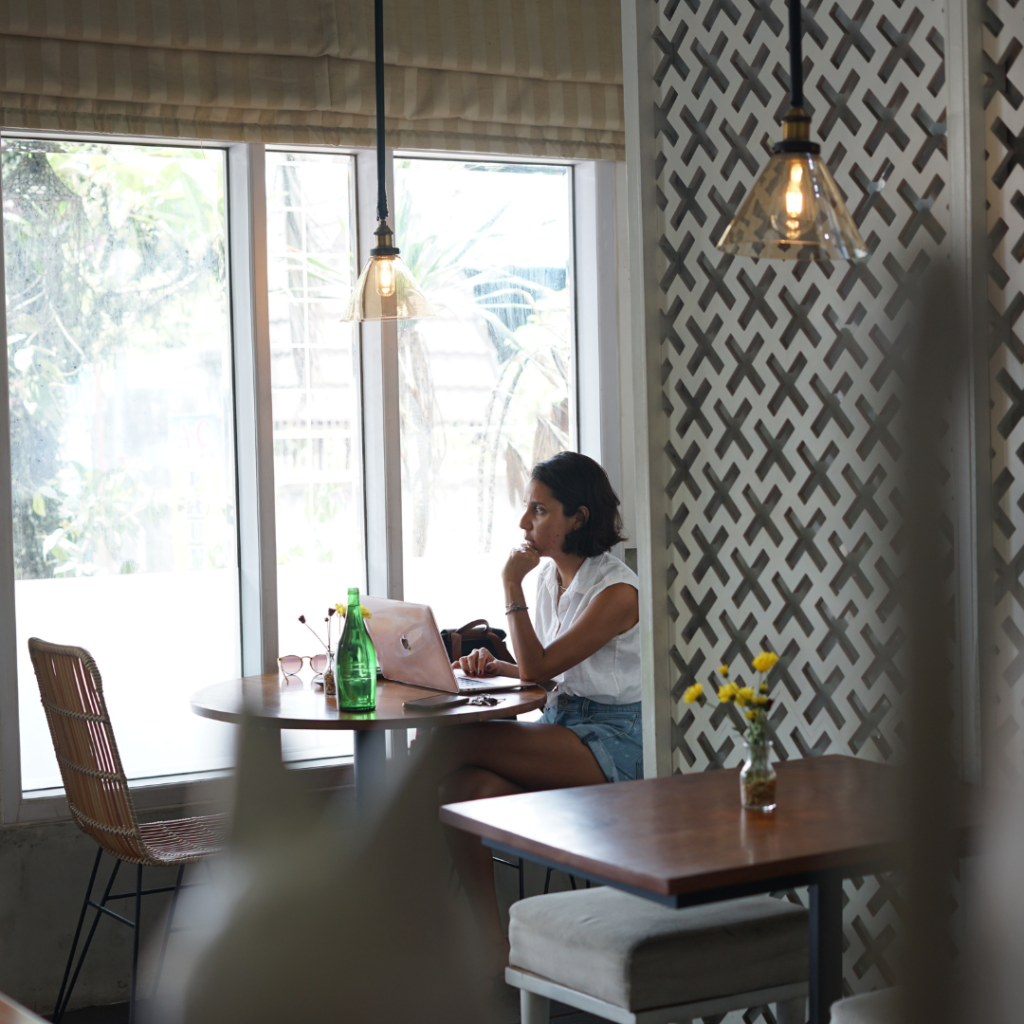 working cafe in ubud bali